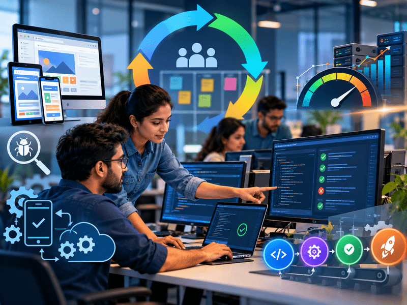 Software testing and test automation dashboard